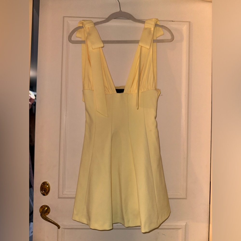 Zara Yellow Sleeveless Dress